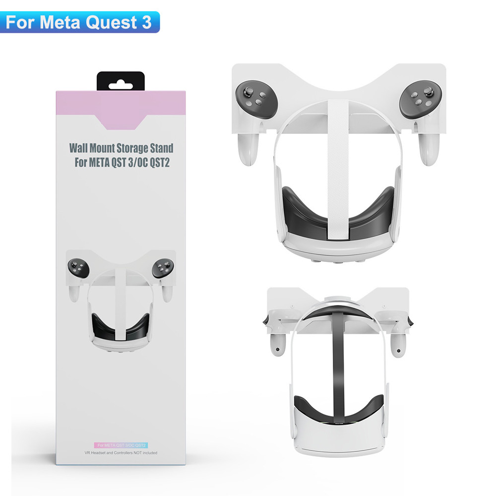 SPECIAL Wall Mount Metal Bracket For Meta Quest 3/Oculus Quest 2/Quest Pro VR Headset Controller Dis
