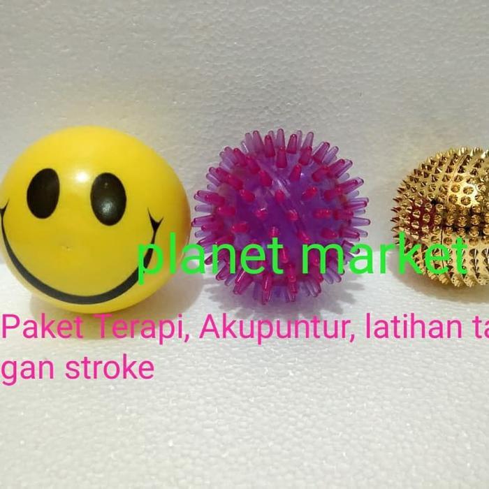 Ready Paket Latihan terapi Tangan,Stroke Ringan, Bola akupuntur
