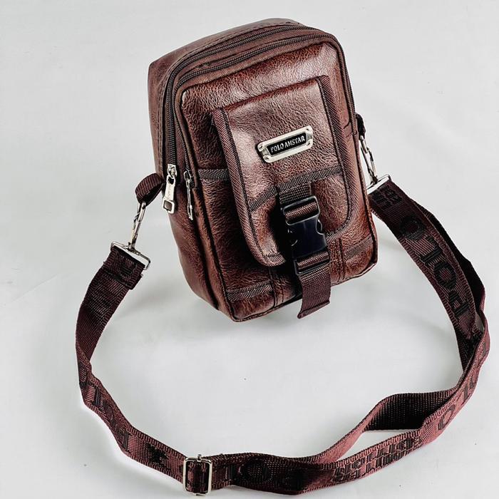 Tas Hp Tas Selempang Pria Kulit Sintetis Polo Amstar Tas Handphone Terbaru