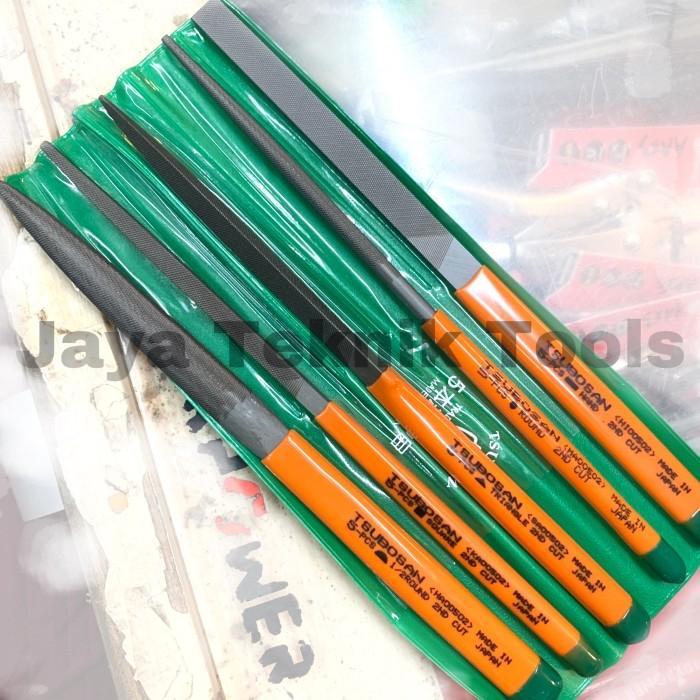Kikir Besi Tsubosan Set Jepang 5 Pcs 2Nd Cut 00502