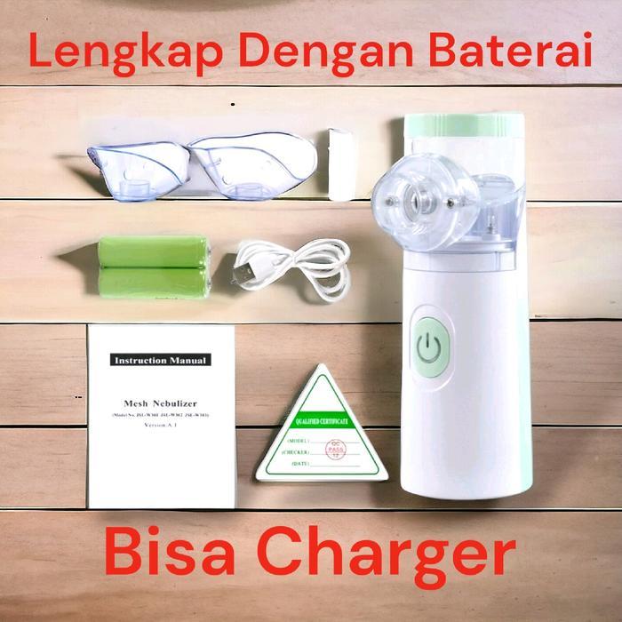 Ready Nebulizer Taff Omicron Original Alat Saluran Pernapasan Obat Portable Inhaler Asma