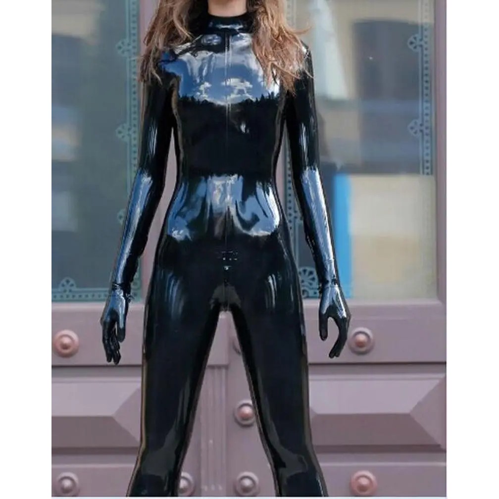 Latex Rubber Catsuit Handsome Fashion Suit Bodysuit Full-Body Fetishism Xs~Xxl
