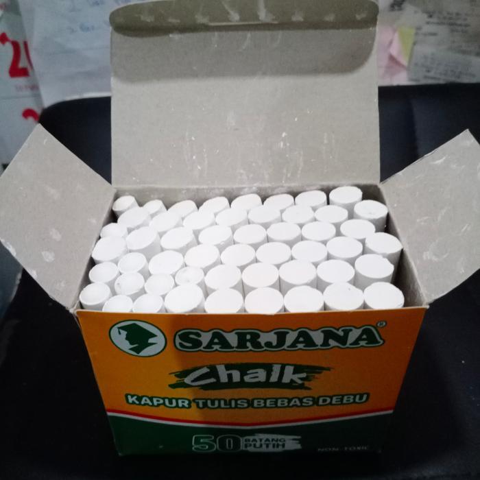 kapur tulis putih sarjana