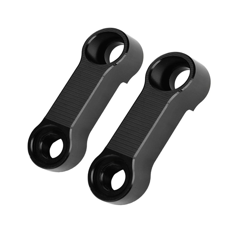 2Pcs Motorcycle M10/M8 Rearview Mirrors Extension Adapter Aluminum Alloy Base Screw Bracket