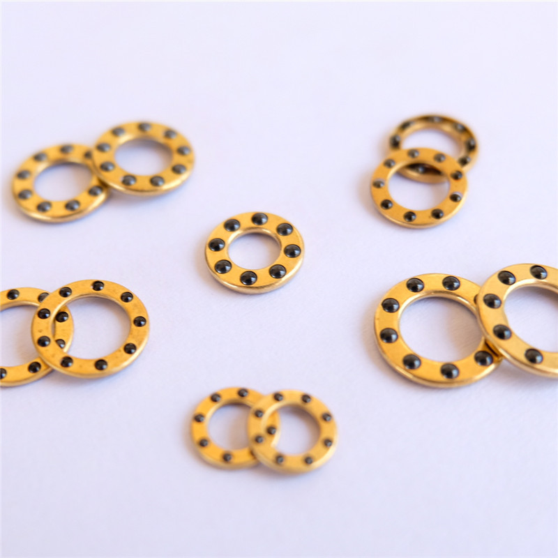 10pcs/Lot Mini Plane Axial Ball Bearing Ceramic Steel Thrust Copper Protection Folding Knife Accesso