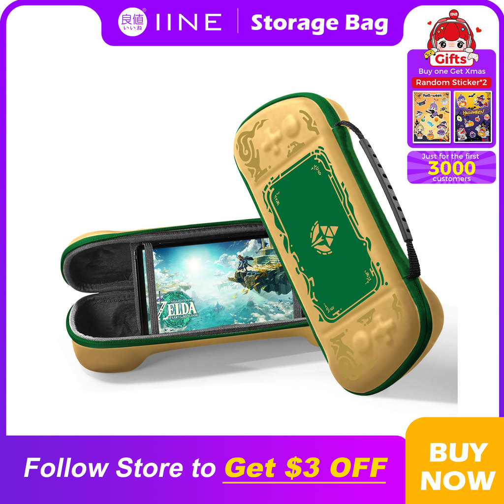 IINE Golden-Green Elite Joypad Bag for Elite Plus Joypad and Neptune Mechanical Joypad