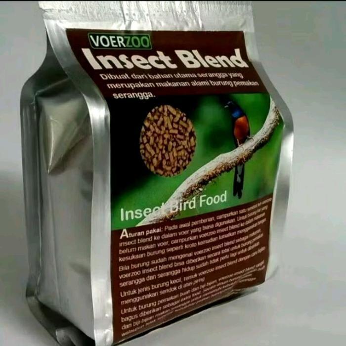 VOER INSECT BLEND VOER BURUNG MURAI VOERZOO INSECT BLEND TINGGI PROTEIN 225 gr