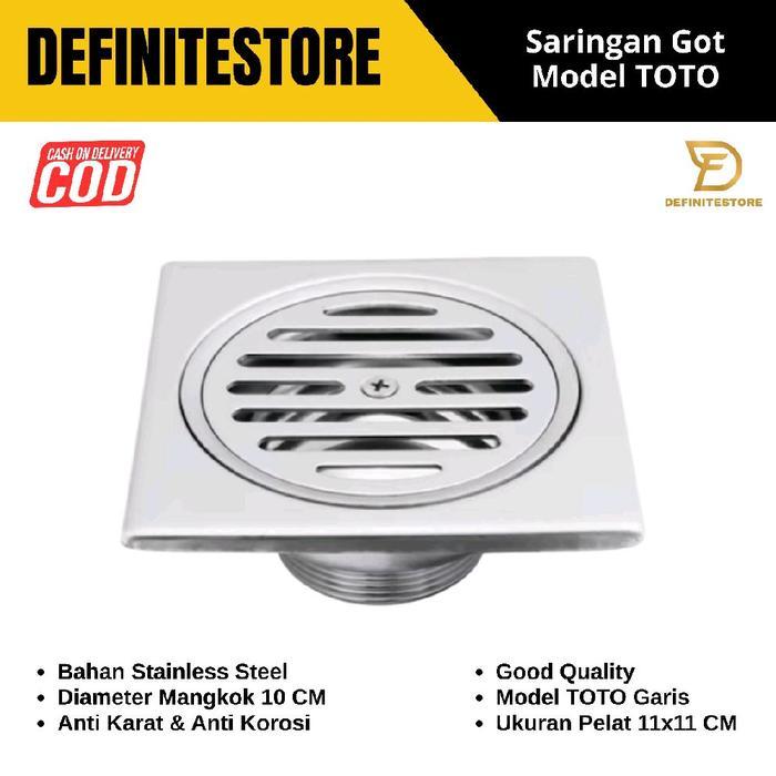 Floor Drain Stainless Kotak Saringan Kamar Mandi Floor Drain Kamar Mandi Saringat Got Kamar Mandi