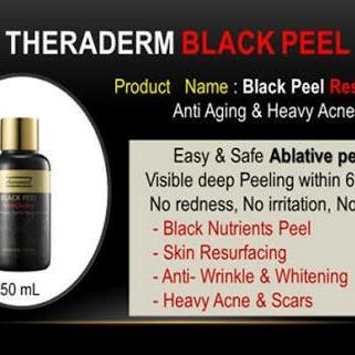 Theraderm Theramed Black Peel Resurfacing/Clear Organic Peeling No Iritation