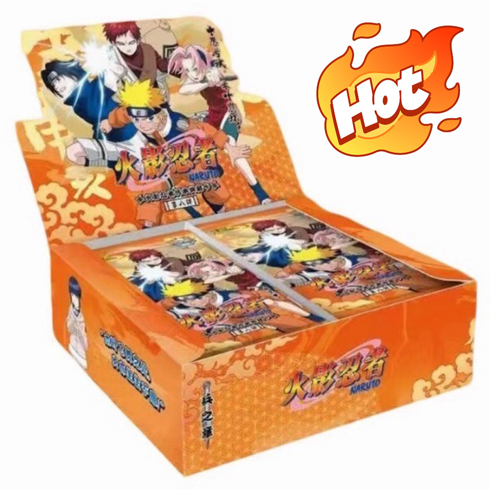 Kayou Naruto Card Box T2W8 W4T7 Soldiers'ChapterFormations'Chapter Anime Cards Ninja Age Collection
