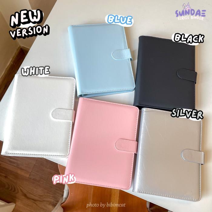 Sundae - A5 Binder Leather Case / Binder Album Photocard PC Pastel
