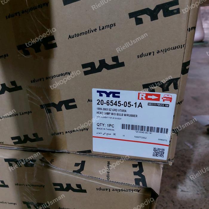 Headlamp Suzuki Escudo 2.0/.1.6/Xl7 Tyc Taiwan