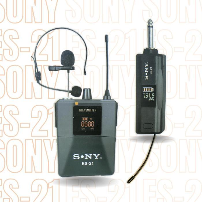 Mic Microphone Bando Es 21- Mic Kancing Jepit- Mic Wireless Headset Bando Terbaik