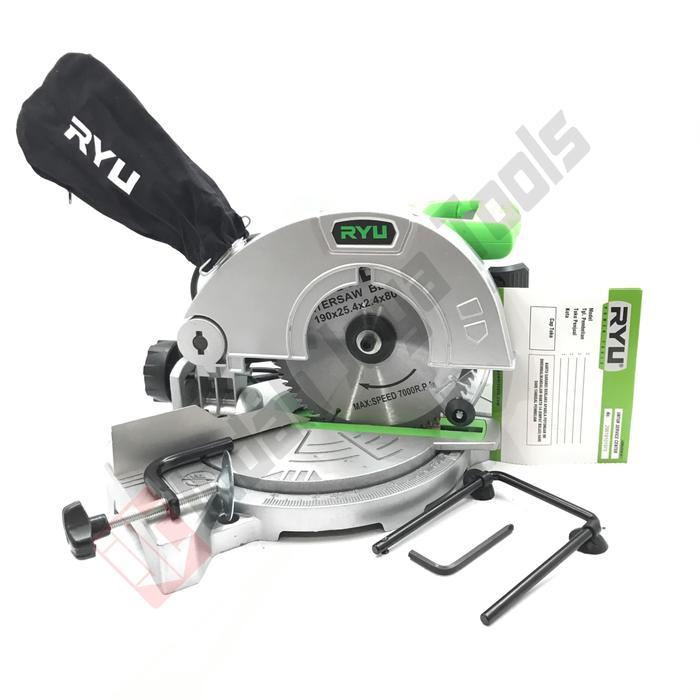 RYU RMS 180 BIASA Miter Saw 7 Inch - Mitre Saw Gergaji Pigura Sudut