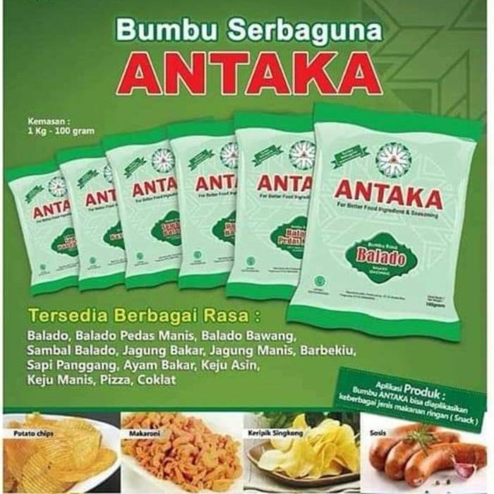 "New" Antaka Bumbu Tabur Serbaguna 100gr Balado Bbq Balado Pedas Manis Sambal Balado Bubuk Cabai