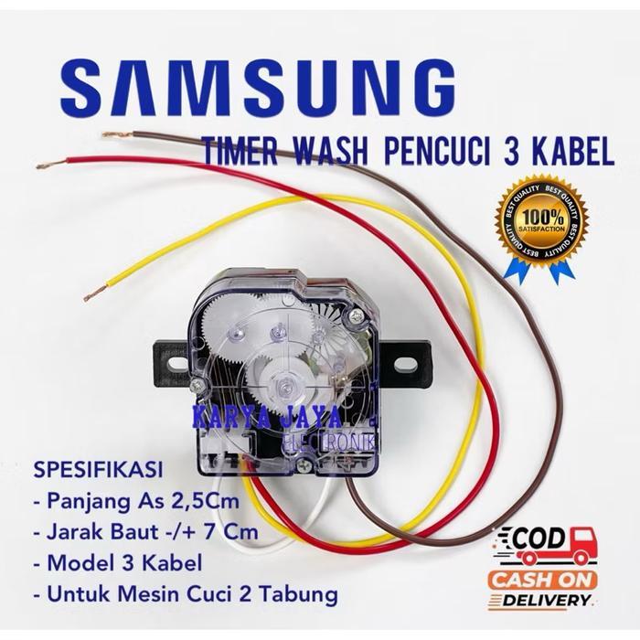 Timer Wash Mesin Cuci Samsung 2 Tabung 3 Kabel / Timer Mesin Cuci Samsung Terbaik