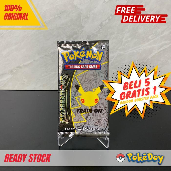 25th Anniversary Celebration Booster Pack Pokemon Card TCG Kartu Eng
