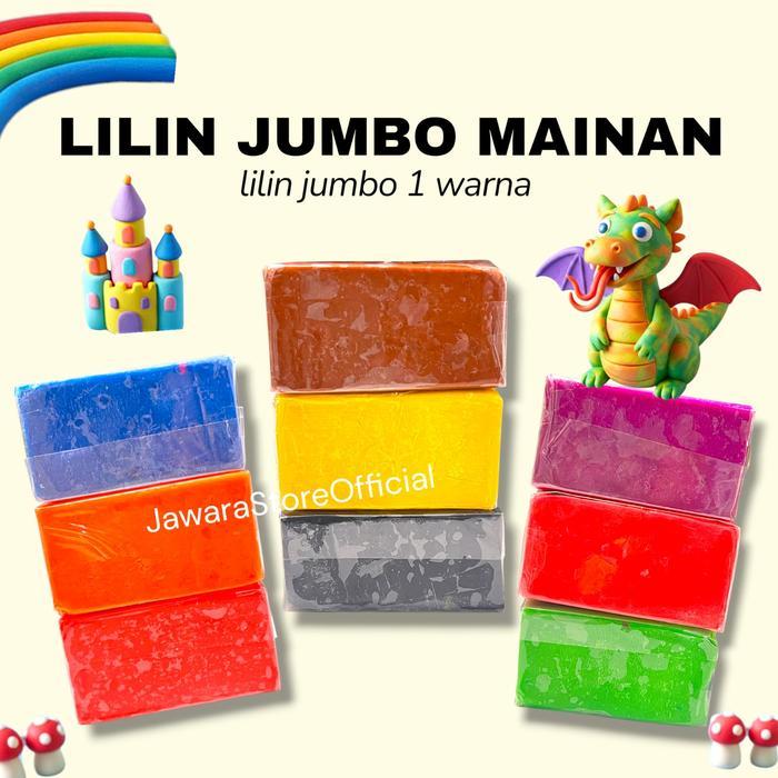 Lilin Mainan Edukasi Anak Warna Warni Besar Plastisin