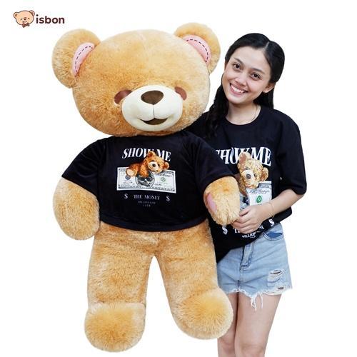 Teddy Bear Boneka beruang premium Boney Kaos Yup ISBON istanaboneka