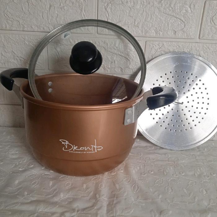 Panci Kukus Maspion Bronita Ukuran 20 CM / Panci Steamer Maspion Bronita Ukuran 20 CM Gratis Ongkir