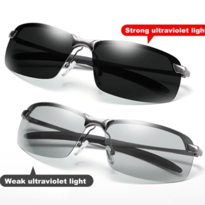 Kacamata Berubah Warna Polarized Kaca Mata Photocromic UV400