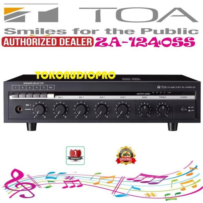 Toa Za-1240Ss Mixer Amplifier Toa Za1240Ss Co