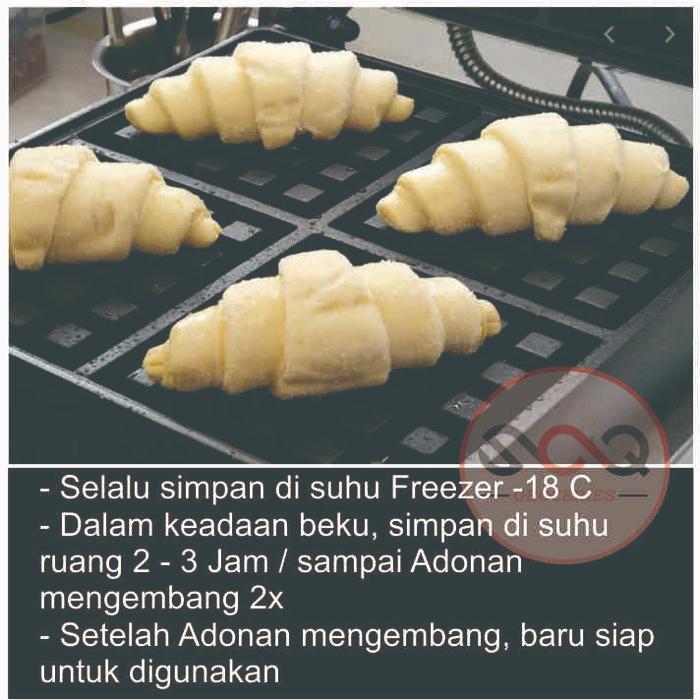 Croffle Croissant Butter Frozen Dough 30 Gr GGF
