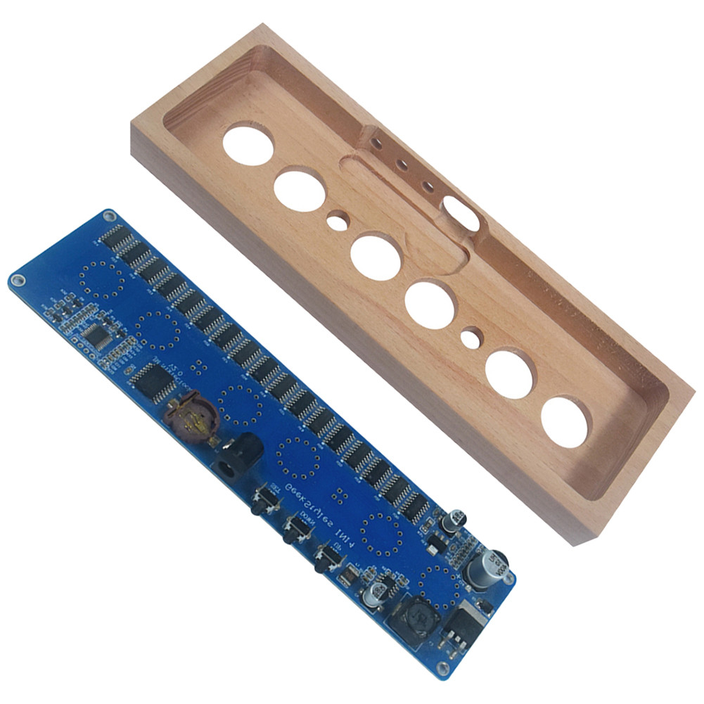 In14 Glow Tube Clock Diy Tube Clock Kit High Accuracy In14 Nixie Tube Digital Led Clock Assembly Kit