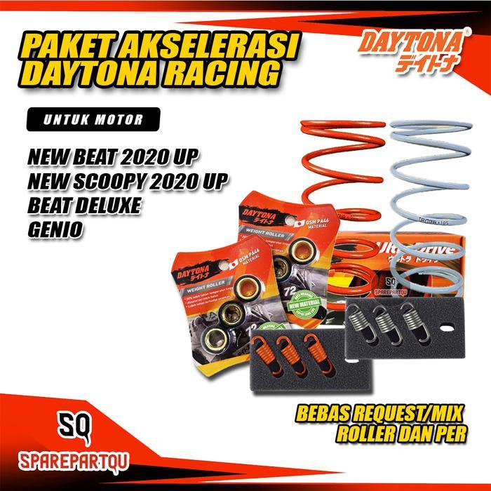 Paket Upgrade Cvt Genio Beat Deluxe Scoopy Esp 2020 Up Daytona Racing - Paket Akselerasi Cvt