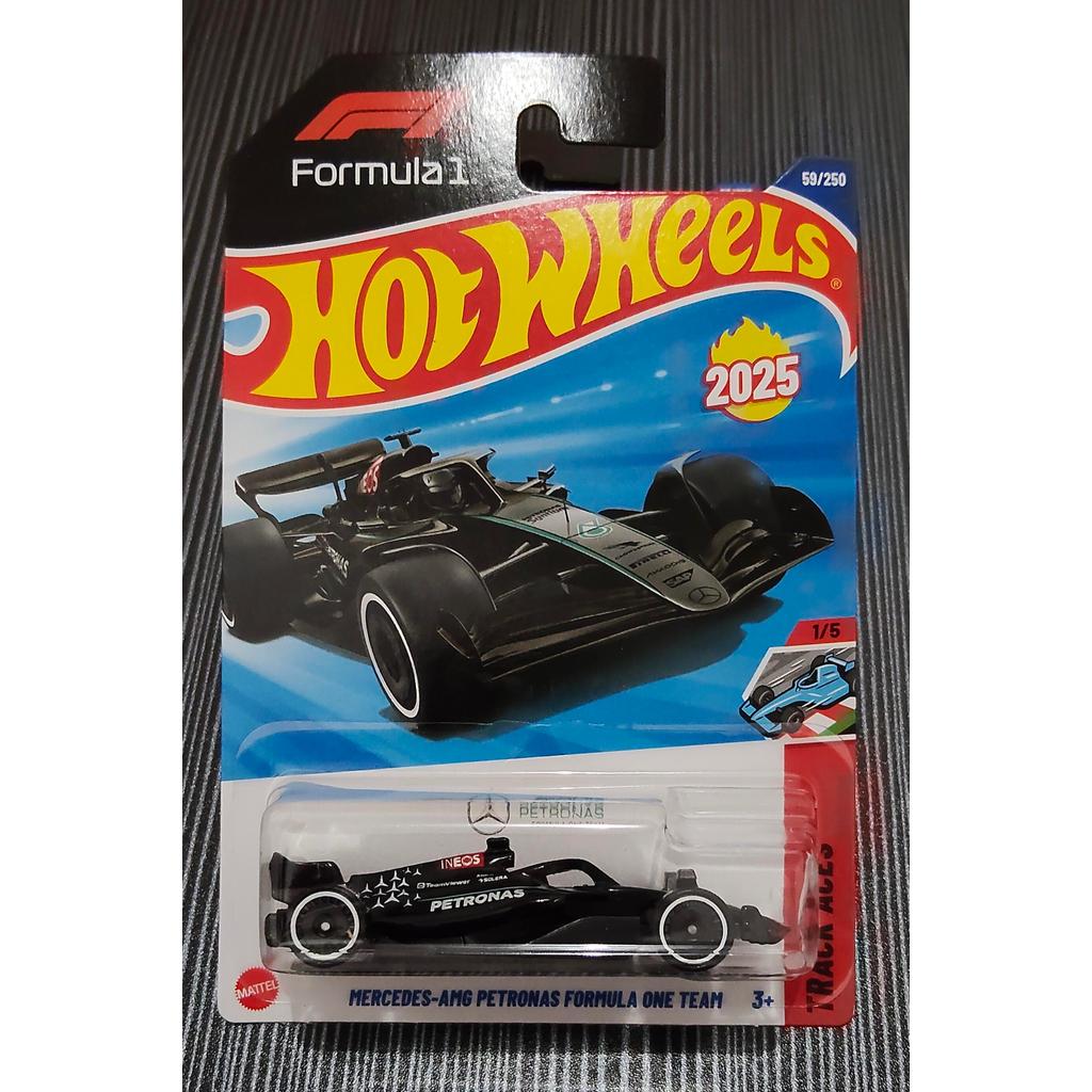 Hot Wheels Mercedes-AMG Petronas Formula One Team Hitam