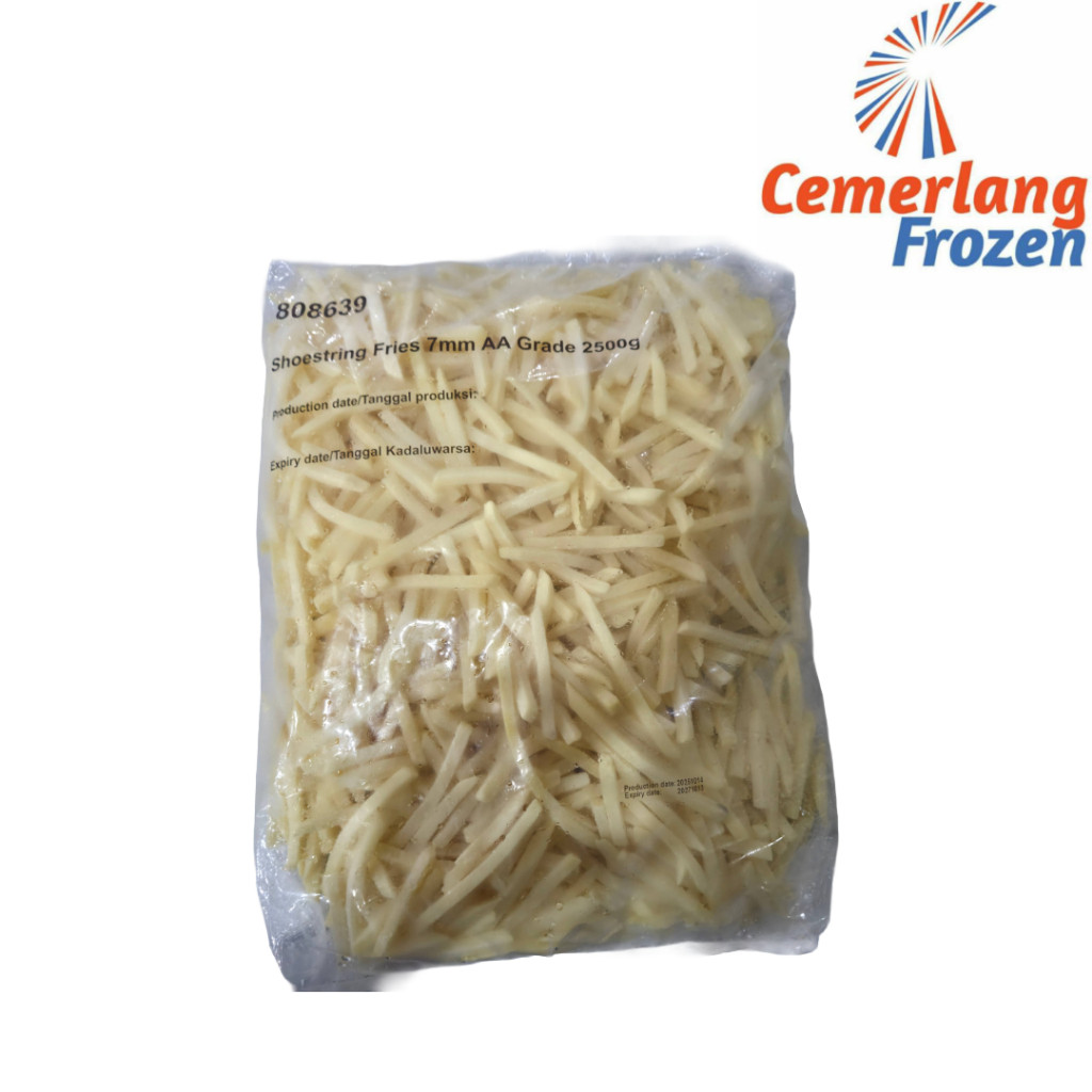 Aviko Kentang Polos Shoestring 2.5kg - Cemerlang Frozen