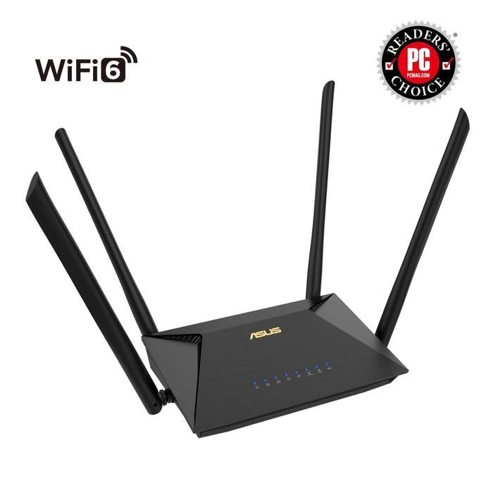 ASUS RT-AX53U AX1800 DUAL BAND WIFI 6 WIRELESS ROUTER AIMESH - RT-AX53