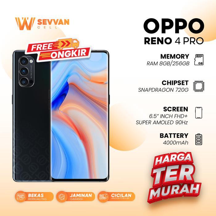 Handphone Oppo Reno 4 Pro Ram 8 256GB - Grade E