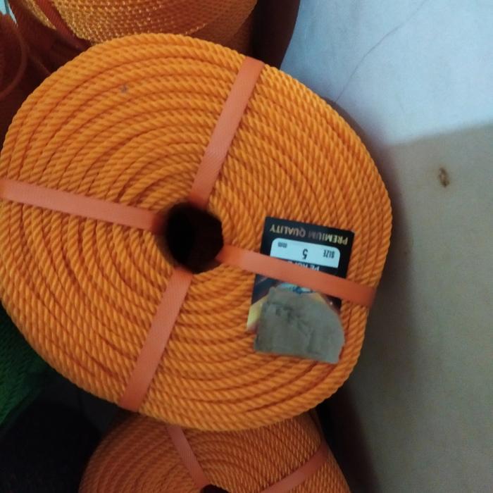 Tali Tambang Plastik 5Mm /Tali Tambang 5Mm (Per Roll)