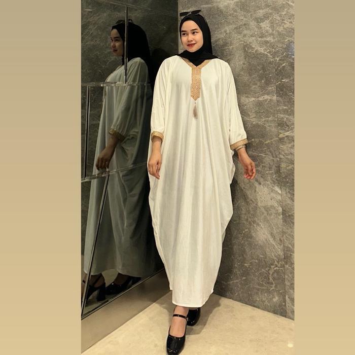 Kaftan velvet premium mewah simpel dan elegan