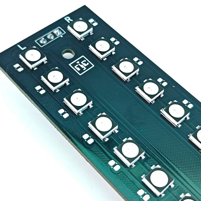 Led Vu Meter Rgb Ws2812B Neopixel 20Led Stereo Audio Spectrum Analizer Co