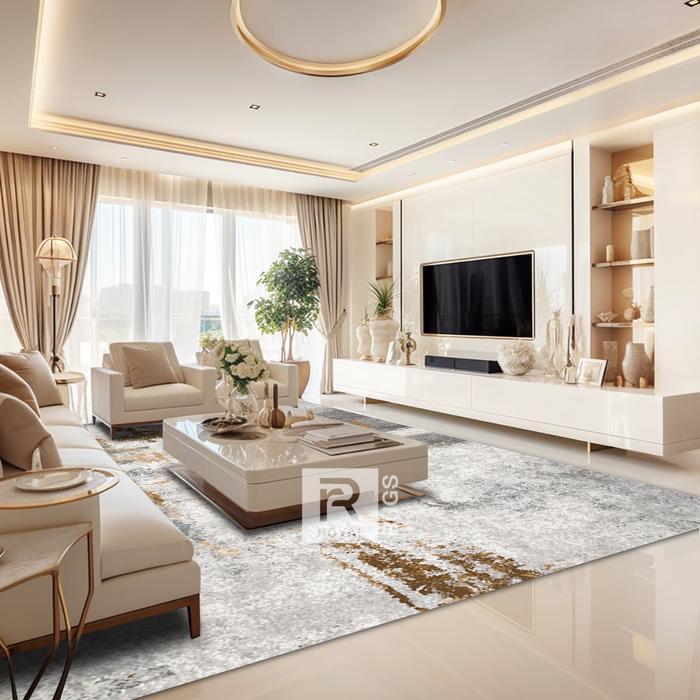 Karpet Premium Jumbo BESPOKE ABSTRACT 300x400 cm Carpet Bulu Permadani Tebal Karpet Lantai Ruang