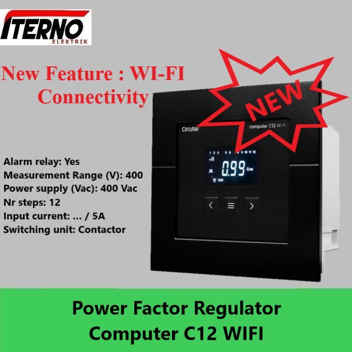 POWER FACTOR REGULATOR COMPUTER MAX 12 STEP CIRCUTOR