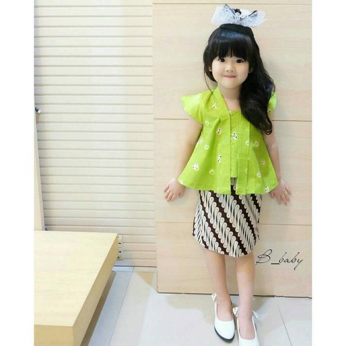 Kebaya Kutubaru Anak - Jumputan Ori