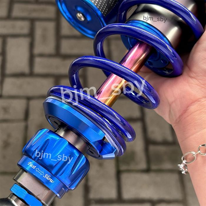 SHOCKBREAKER SHOCK BELAKANG JRP TIPE SEALION CARBON TABUNG ATAS DOUBLE KLIK FUNGSI REBOUND KOMPRESI