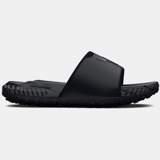 ORIGINAL UA Project Rock 3 Slides - Black