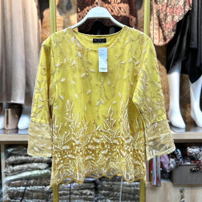 Ini Murah Atasan Brukat Tile Gies Butik Brokat Pesta Wanita Cantik Blouse Tile Blus Brukat Atasan