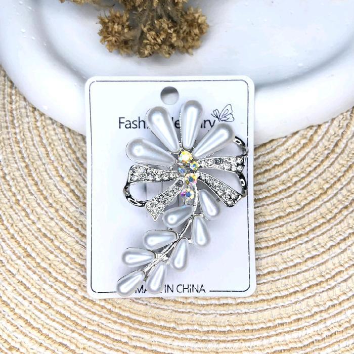 bros dada mutiara premium/bros bahu mutiara/bros mutiara mewah