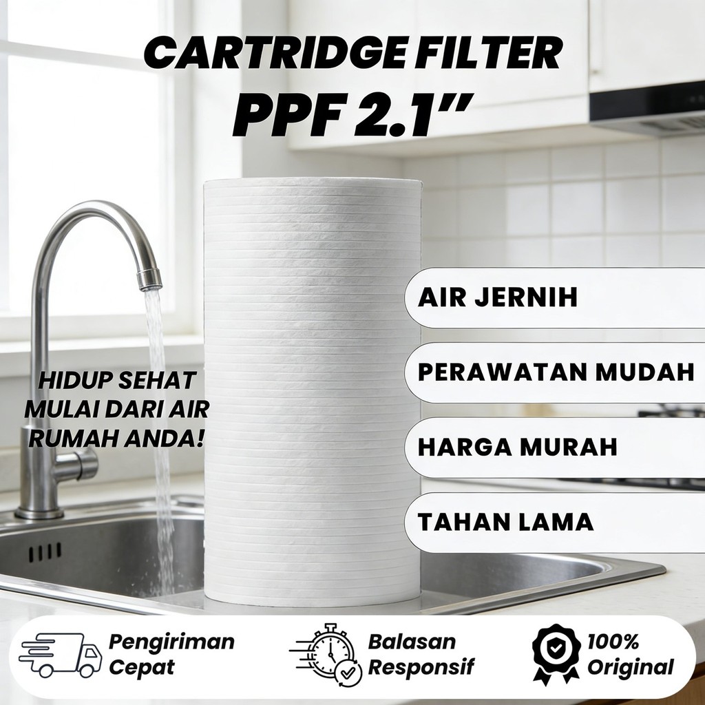FILTER AIR SEDIMENT / BUSA SARINGAN AIR / CATRIDGE FILTER AIR / PP  FILTECH / DE WATER / FILTER AIR 