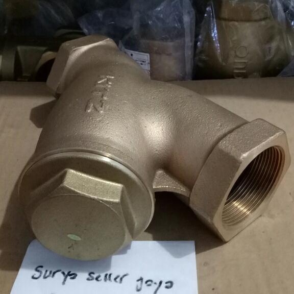 3 inch Y Strainer original (Kitz) kran penyaring kuningan