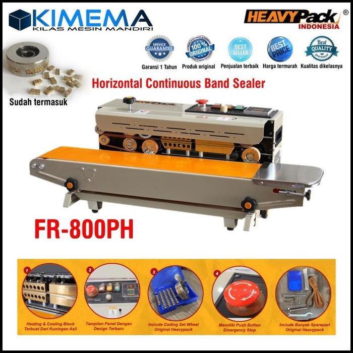 HOT HOT Continuous Band Sealer Mesin Press Segel Plastik FR-800P