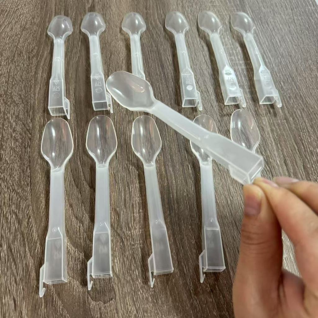 Plastic Stirring Spoon For Flurry Ice Cream Blender Machine Flurry Ice Cream Mixer Machine Plastic