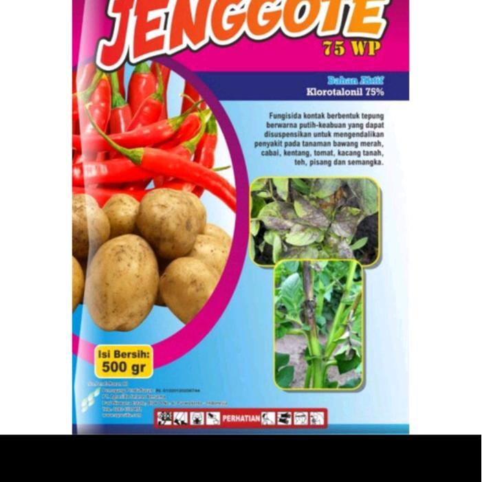Fungisida Jenggote Klorotalonil 500 Grm Basmi Jamur Pada Tanaman - Bahan Aktif Klorotalonil - Daun