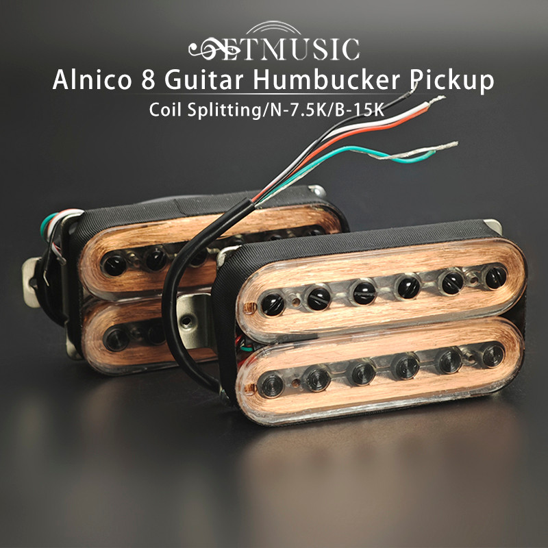 Alnico 8 Electric Guitar Pickup Humbucker Alnico VIII Pickup Double Coil Pickup Guitar Parts Multi