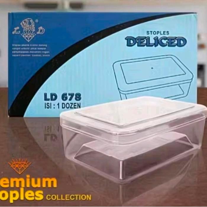Toples Kue Kering Nastar Delice Deliced 250 Gram Segi Panjang LD 678 / Segi Empat